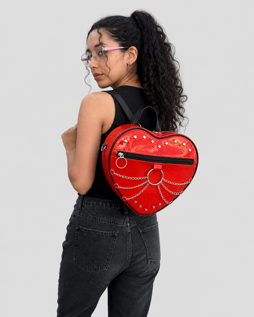 MOCHILA RED PUNKHEART